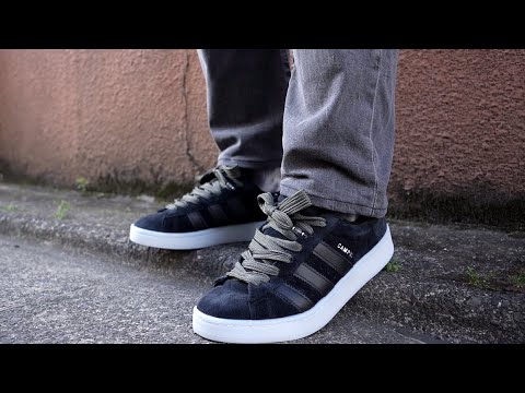 adidas｜アディダス｜ CAMPUS 00s (C BLACK) ｜Unboxing & Review｜IE7263 - YouTube