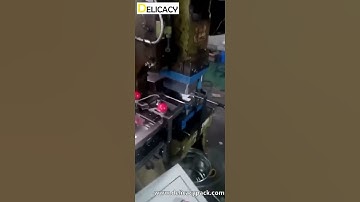 Automatic rectangular can lid hole punching machine