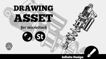 vector speed art with Infinite design | drawing asset for microstock