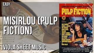 Viola Sheet Music: How to play Misirlou (Pulp Fiction) by ToTrArT Duo