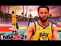 STEPH CURRY "DEEP-RANGE SHOT CREATOR" BUILD is UNSTOPPABLE in NBA 2K21