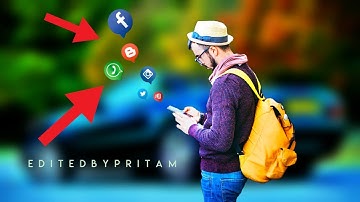 Picsart social networking manipulation part 2 | Free PNG | Picsart editing tutorial