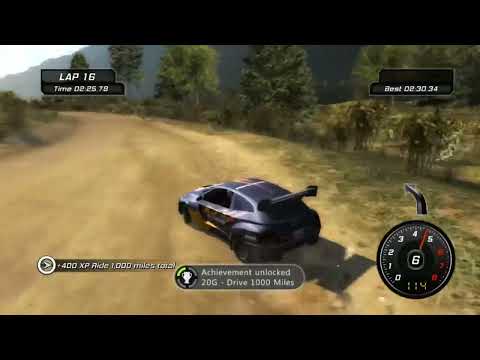 Jeremy Mcgrath’s Offroad. Popping the Drive 100 miles achievement. Xbox 360 game on Xbox One X
