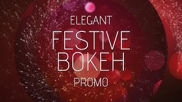 Elegant Festive Bokeh Promo – After Effects Template