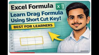Drag formula in excel using in One Click | Ctrl+G Trick S12 #excel #exceltips #exceltips #microsoft
