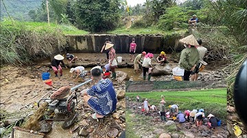 Chặn suối bắt cá cả làng ra bắt đông vui như hội |@KhoáitâyBắcvlog-b9v