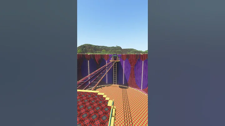 Glass Bridge from Squid Game in Minecraft! #minecraft #squidgame