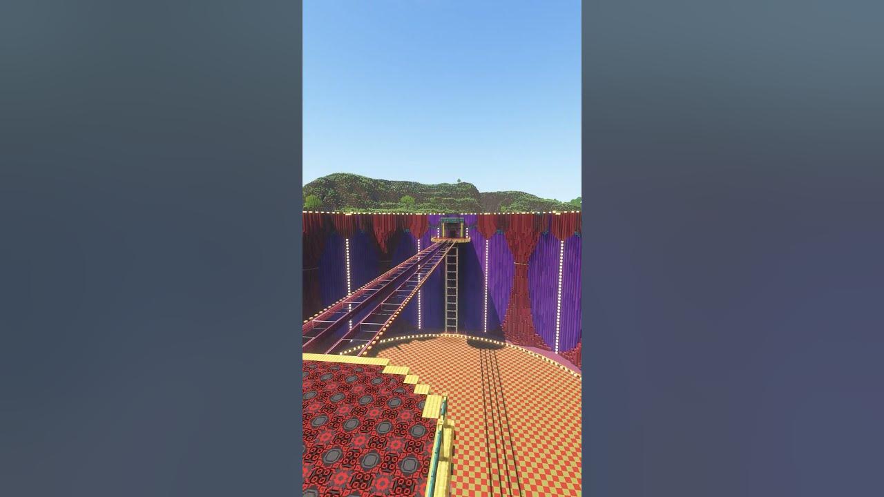 Glass Bridge from Squid Game in Minecraft! #minecraft #squidgame Glass Bridge from Squid Game in Minecraft! #minecraft #squidgame