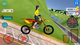 Girls Bike Gang 3D Racing Games #Dirt Motorcycle Racer Game #Bike Game - Android Gamplay part 2 screenshot 5