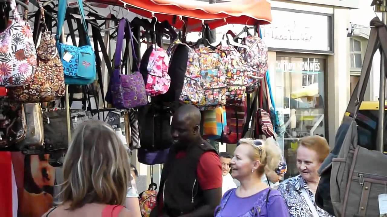 Clip1 Markt in Hagenau Elsass Frankreich