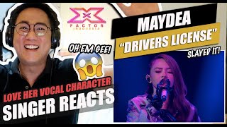 MAYDEA - DRIVERS LICENSE (Olivia Rodrigo) - X Factor Indonesia 2021 | SINGER REACTION