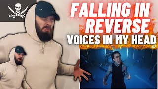 TeddyGrey Reacts to Falling In Reverse - Voices In My Head | UK 🇬🇧 REACTION