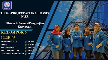 Presentasi online_Project UAS Aplikasi Basis Data "Penggajian Karyawan" kel 6(UBSI)