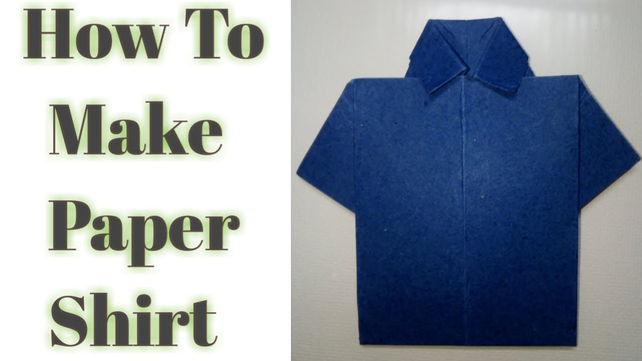 How to make Shirt From Paper YouTube