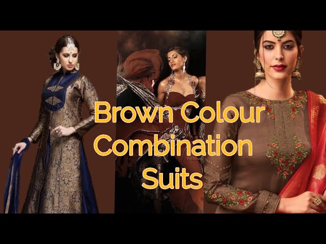 Shop Brown Color Designer Gown Online : 243162 -