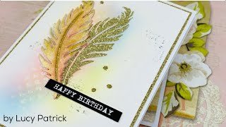 EASY HANDMADE CARD MAKING TUTORIAL USING ITEMS YOU HAVE IN YOUR STASH! LOVELY CARD DESIGN TO MAKE