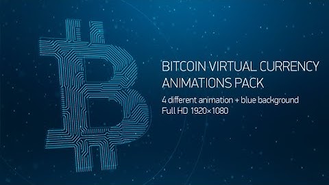 Bitcoin Virtual Currency Animations Pack - FullHD Footage