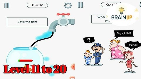 Brain up level 11-20 ||brain hard||11 to 20 levels