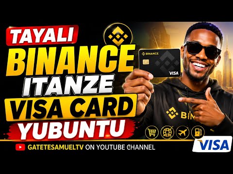 BINANCE ITANZE VISA CARD YUBUNTU