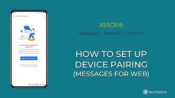 How to Set up Device Pairing (Messages for Web) - Xiaomi [Android 11 - MIUI 12]