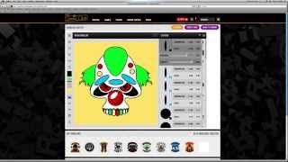 Emblem Tutorial Evil Clown Skull