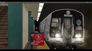 OpenBVE NYC Subway Short: New 3 Car R153A Test Train on the Franklin Shuttle