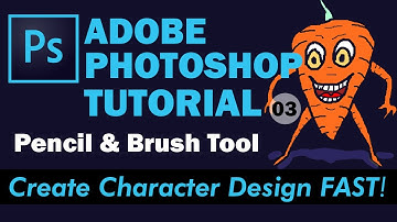 Adobe Photoshop Tutorial : Pencil & Brush Tool