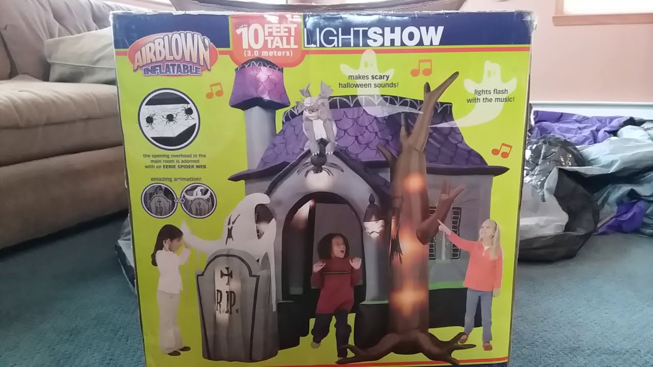 camera iphone 8 plus apk 2008 Halloween inflatable over 10ft haunted house with sound box review