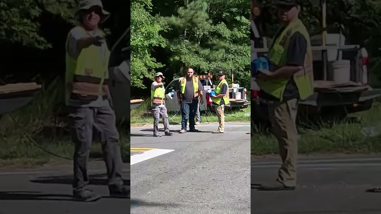 Construction Workers React to Me commuting on an electric unicycle