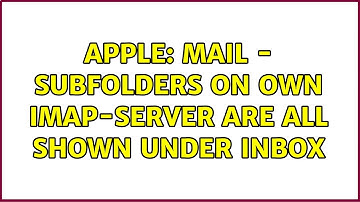 Apple: Mail - Subfolders on own IMAP-Server are all shown under INBOX