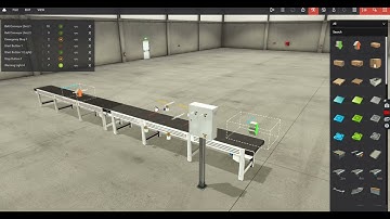 Demonstration of Conveyor belt for Industrial Automation project