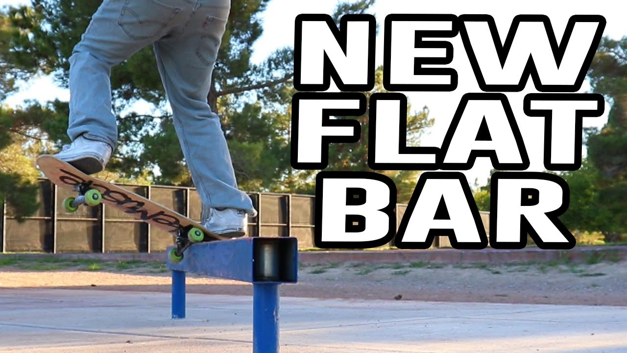 New Street Flatbar (First Time Skating It)