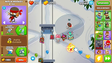 Bloons TD 6 - Medium, Reverse , Alpine Run, (NO MONKEY KNOWLEDGE)
