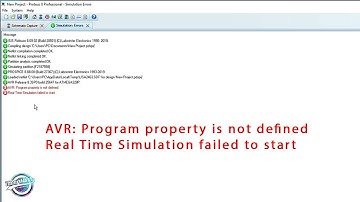 [Tự học Proteus] - Hướng dẫn fix lỗi "Program property is not defined. Real Time Simulation failed"