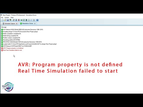 #2023 [Tự học Proteus] – Hướng dẫn fix lỗi "Program property is not defined. Real Time Simulation failed"