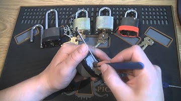 Commando lock picked - 5 padlocks picked SPP