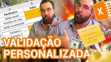 Validação de Dados Personalizada