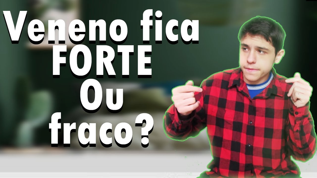 Quando Um Veneno Vence, Ele Fica Menos Ou Mais Venenoso? ☣️