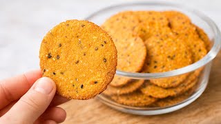 This Sweet Potato Snack Is Better Than Chips & Crackers! Gluten Free! Sweet Potato Crackers Full Recipe In The Comments