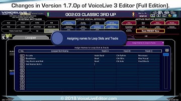 Update to VoiceLive 3 Editor. ( Naming Loops) …