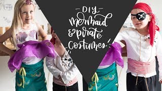 DIY Pirate and Mermaid Costumes with Cricut