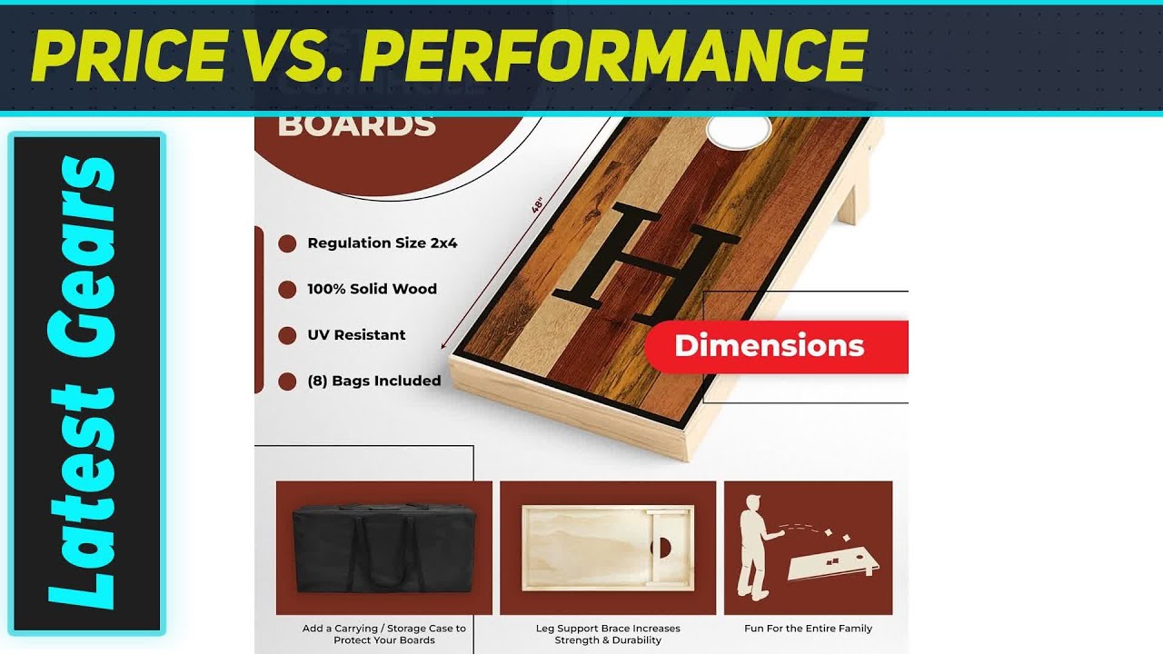 Набор для игры в корнхол Skip's Garage SC: Идеальная игра для заднего двора!