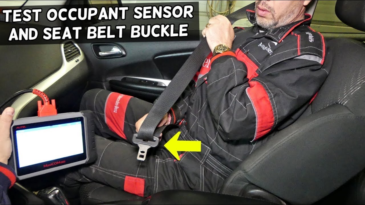 HOW TO TEST SEAT OCCUPANT SENSOR and HOW TO TEST SEAT BELT BUCKLE DODGE JEEP  CHRYSLER - YouTube