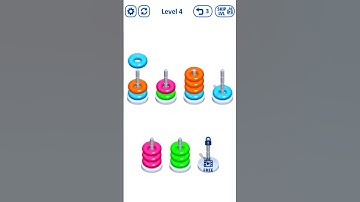 Sorting Stack ring game level 4 #shorts #viral #games #gameplay #gamer #game #gaming