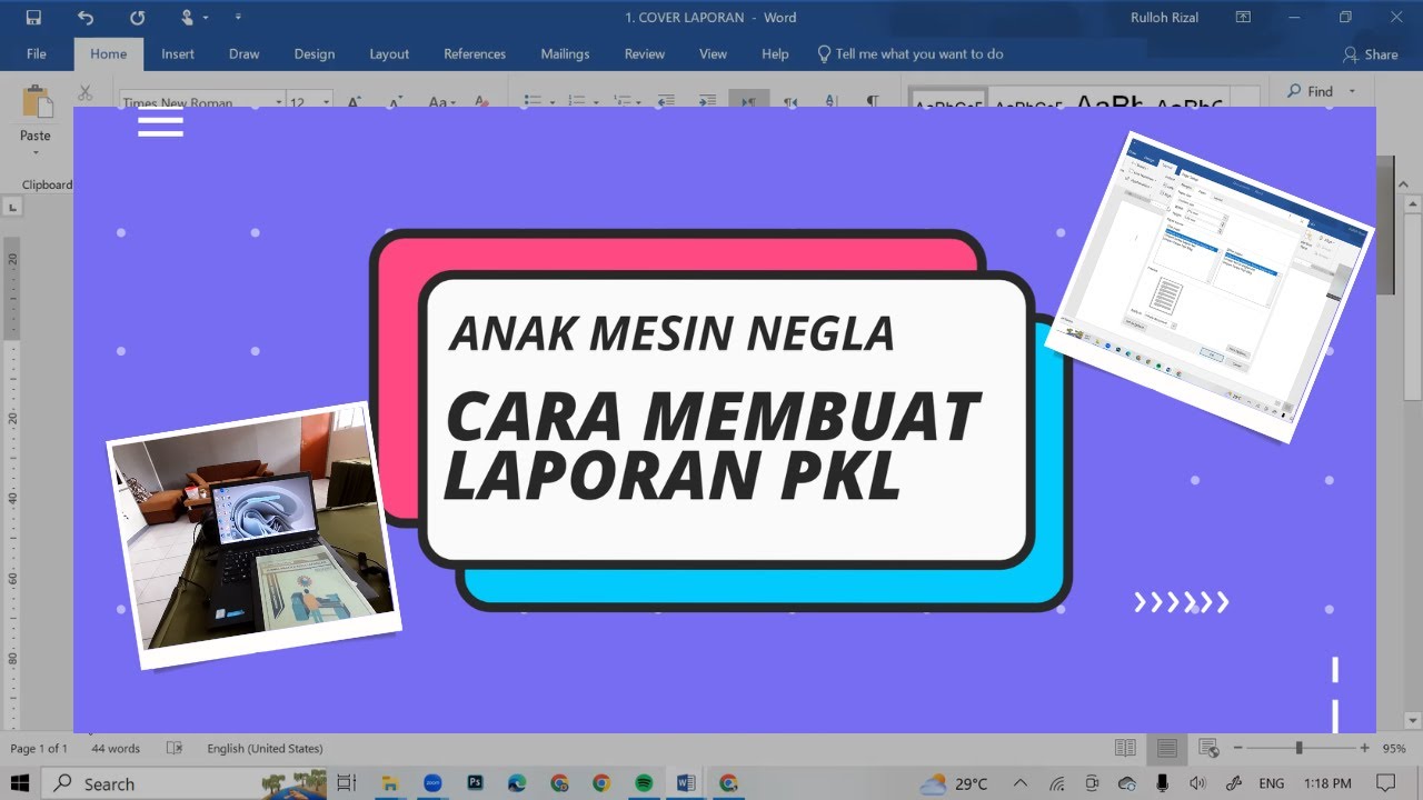 Cara Membuat Laporan PKL (Prakerin)  | Anak Mesin Negla | SMK Negeri 1 Sukalarang