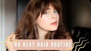 My NO HEAT French-girl Inspired Hair Routine