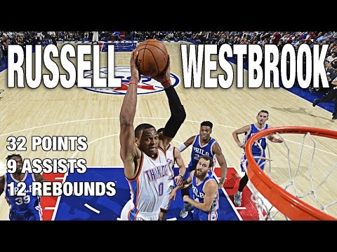 Russell Westbrook Posts 32-9-12 in Season Opener