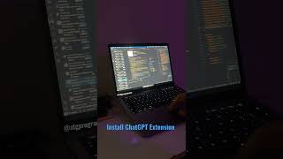 how to use chatgpt in vscode #shorts