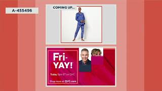 Stan Herman Soft Velour Shadow Flowers 2 Piece Lounge Set on QVC screenshot 3