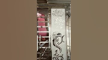 laser plate disign gate door stensteel#hardwork #olding #steel #nayaksteels #style #steeldoors